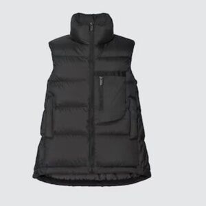 Uniqlo x Jil Sander +J Black Down Puffer Volume Vest -  L